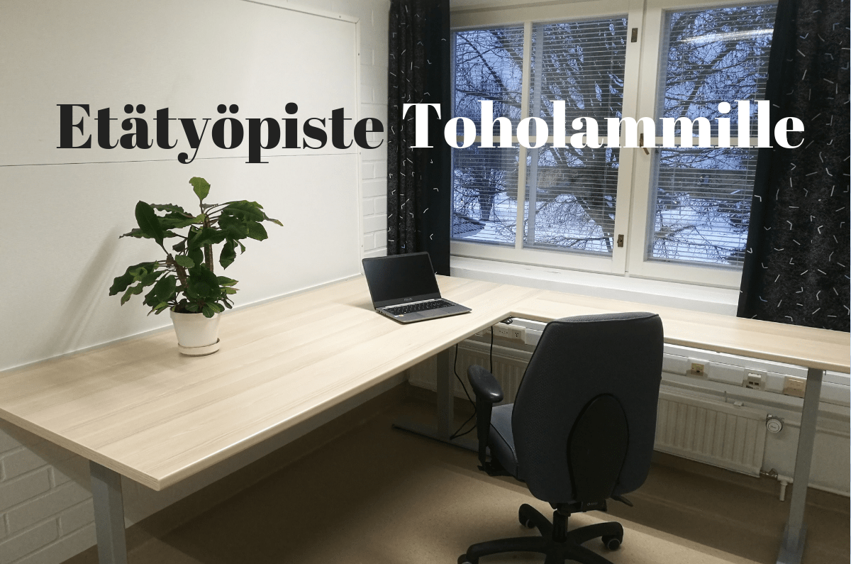 Read more about the article Etätyöpiste Toholammille